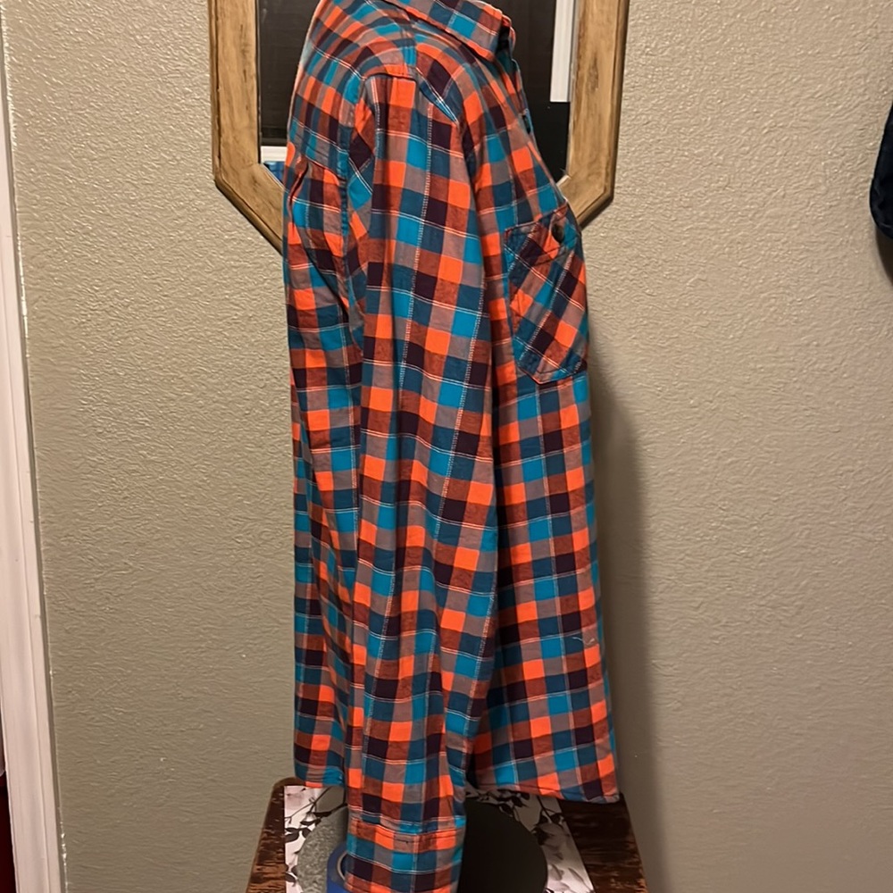 Arizona Flannel Womens button front shirt NWT - Picture 4 of 9